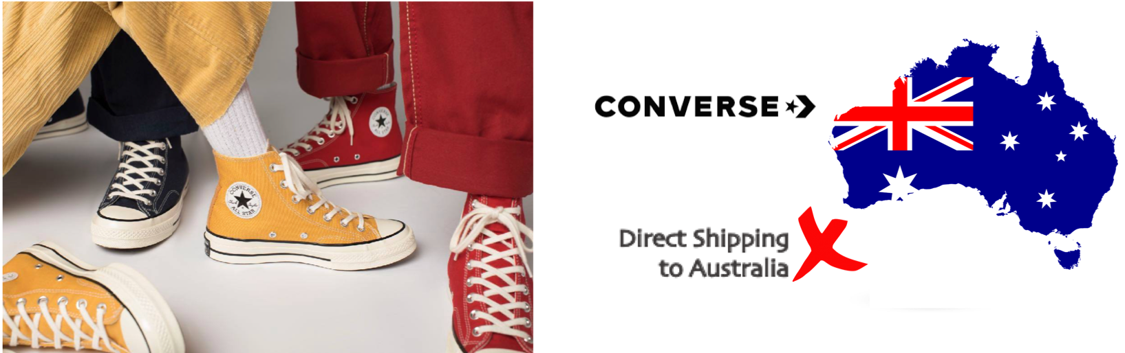 shop Converse ship to Australia