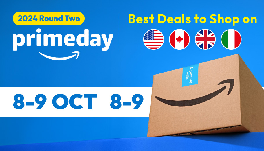 Best Deals to Shop from Amazon US/UK/IT/CA During Amazon Prime Big Deal Days 2024!