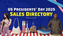 US Presidents’ Day Sales Directory 2025! Shop 20+ Deals & Promo Codes